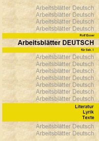 Produktbild: Arbeitsbl&auml;tter DEUTSCH