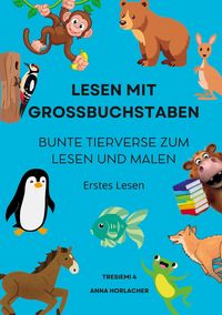 Produktbild: Lesen mit Grossbuchstaben: Bunte Tierverse zum Lesen und Malen