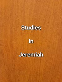 Produktbild: Studies In Jeremiah