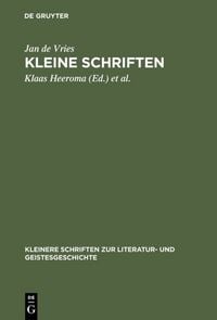 Produktbild: Kleine Schriften