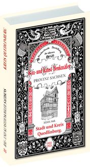 Produktbild: Bau- und Kunstdenkm&auml;ler Stadt und Kreis QUEDLINBURG 1922-1923