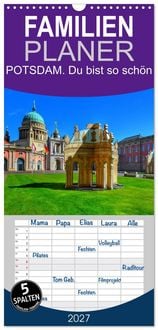 Produktbild: Familienplaner 2027 - POTSDAM. Du bist so sch&ouml;n mit 5 Spalten (Wandkalender, 21 x 45 cm) CALVENDO