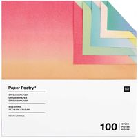 Produktbild: Origami Duo Color, Linear Gradient MIX, 15 x 15 cm, 100 Blatt