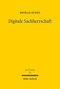 Produktbild: Duden, K: Digitale Sachherrschaft