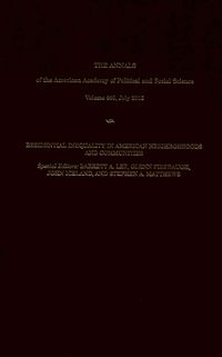 Produktbild: The Annals of the American Academy of Political and Social S