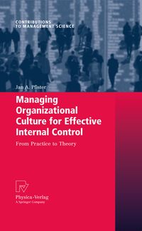 Produktbild: Managing Organizational Culture for Effective Internal Control