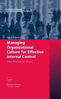 Produktbild: Managing Organizational Culture for Effective Internal Control