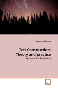 Produktbild: Schepers, J: Test Construction: Theory and practice