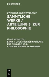 Produktbild: 1. Geschichte der Philosophie