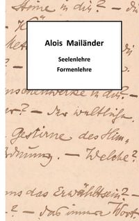 Produktbild: Seelenlehre - Formenlehre