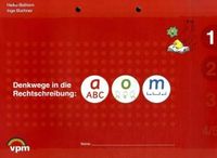 Produktbild: Denkwege in die Rechtschreibung/a-o-m 1. Sch&uuml;lerarbeitsm.