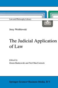 Produktbild: The Judicial Application of Law