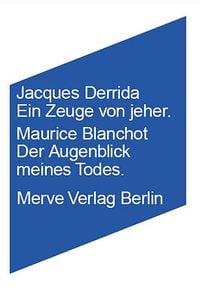 Produktbild: Ein Zeuge von jeher /Der Augenblick meines Todes