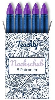 Produktbild: Teachly Nachschub Patrone 5er Set, Lila