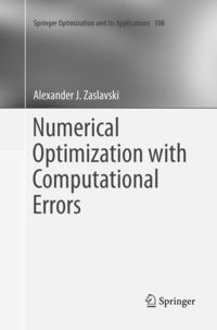 Produktbild: Numerical Optimization with Computational Errors