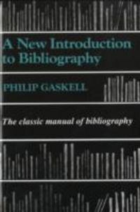 Produktbild: New Introduction to Bibliography