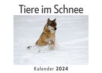 Bild vom Artikel Tiere im Schnee (Wandkalender 2024, Kalender DIN A4 quer, Monatskalender im Querformat mit Kalendarium, Das perfekte Geschenk) vom Autor Anna Müller