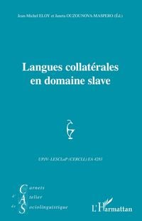 Produktbild: Langues collat&eacute;rales en domaine slave