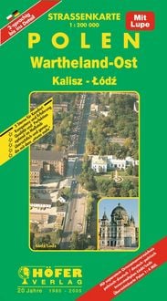 Produktbild: H&ouml;fer Polen PL012 Wartheland-Ost/Lodz/1 : 200 000