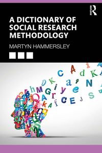 Produktbild: A Dictionary of Social Research Methodology