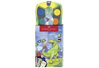 Produktbild: Faber-Castell Farbkasten Connector 12 Dino mit Deckwei&szlig; Blister