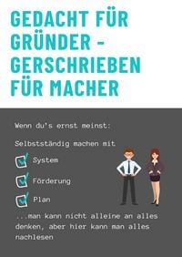 Produktbild: Gedacht f&uuml;r Gr&uuml;nder - geschrieben f&uuml;r Macher