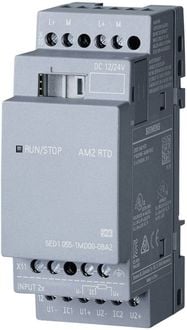 Produktbild: Siemens LOGO! AM2 RTD 0BA2 SPS-Erweiterungsmodul 12 V/DC, 24 V/DC