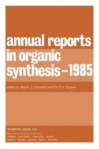 Produktbild: Annual Reports in Organic Synthesis - 1985