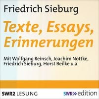 Produktbild: Friedrich Sieburg - Texte, Essays, Erinnerungen