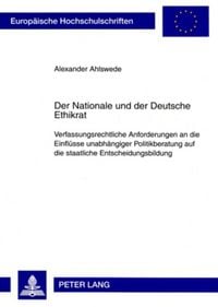Produktbild: Der Nationale und der Deutsche Ethikrat