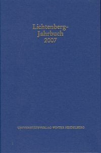 Produktbild: Lichtenberg-Jahrbuch 2007