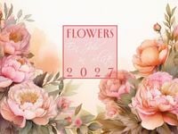 Produktbild: Flowers - Ein Jahr in Bl&uuml;te Kalender 2027