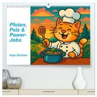 Produktbild: Pfoten, Pelz & Power-Jobs (hochwertiger Premium Wandkalender 2026 DIN A2 quer), Kunstdruck in Hochglanz