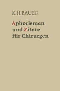 Produktbild: Aphorismen und Zitate f&uuml;r Chirurgen