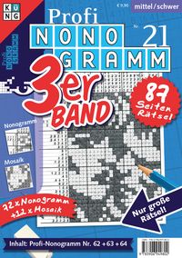 Produktbild: Profi-Nonogramm 3er-Band Nr. 21