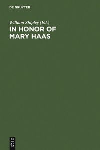 Produktbild: In Honor of Mary Haas