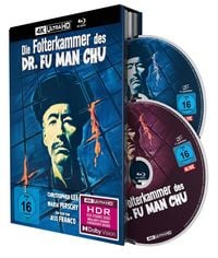 Produktbild: Die Folterkammer des Dr. Fu Man Chu - 2-Disc Limited Collector's Edition Mediabook (4K Ultra HD + Blu-ray)