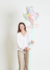 Produktbild: Folienballon Blumenstrau&szlig;, 1 Stk, 50 x 67 x 26 cm