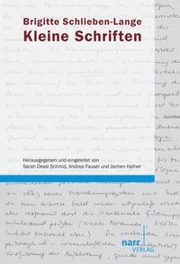 Produktbild: Kleine Schriften
