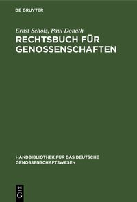 Produktbild: Rechtsbuch f&uuml;r Genossenschaften