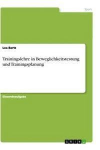 Produktbild: Trainingslehre in Beweglichkeitstestung und Trainingsplanung