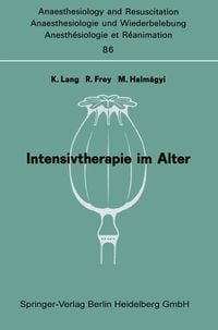 Produktbild: Intensivtherapie im Alter