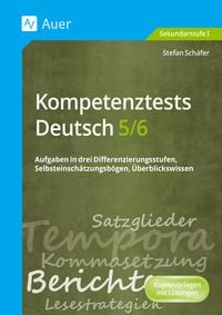 Produktbild: Kompetenztests Deutsch 5-6