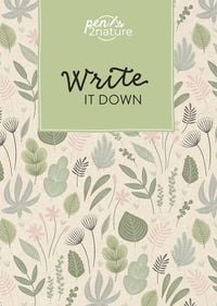 Write It Down . Nachhaltiges Notizbuch in A5 mit Hardcover und Pflanzen-Motiv von Pen2nature