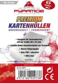 Produktbild: Trading Card Sleeves Premium 65-Pack