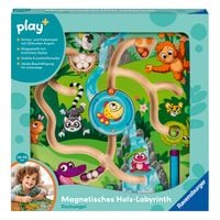 Produktbild: Play+ Magnetisches Holz-Labyrinth: Dschungel - ab 18 Monate