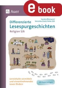 Produktbild: Differenzierte Lesespurgeschichten Religion 5-6