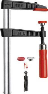 Produktbild: Schraubzwinge W.300mm Ausladung 140mm Rutschsicherung BESSEY