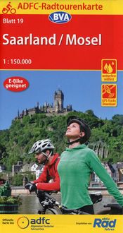 ADFC-Radtourenkarte 19 Saarland /Mosel 1:150.000, reiß- und wetterfest, GPS-Tracks Download Allgemeiner Deutscher Fahrrad-Club e.V. (ADFC)