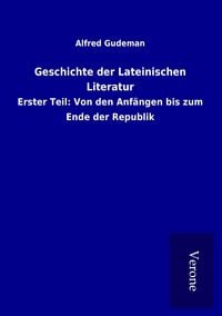Produktbild: Geschichte der Lateinischen Literatur